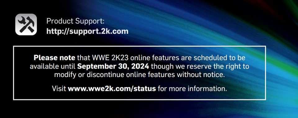 WWE 2K23 Servers Shutdown: What You Need to Know Before January 6, 2025