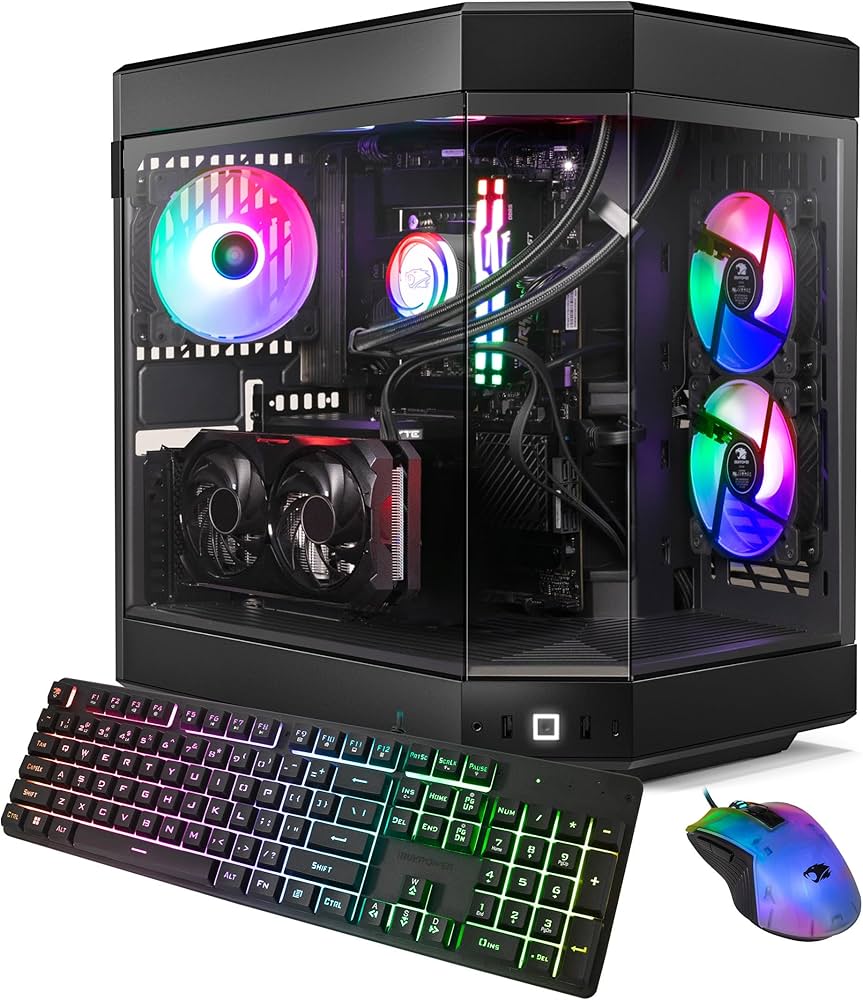 Affordable All Black Gaming PCs with RTX 4070 Ti and Ryzen 9