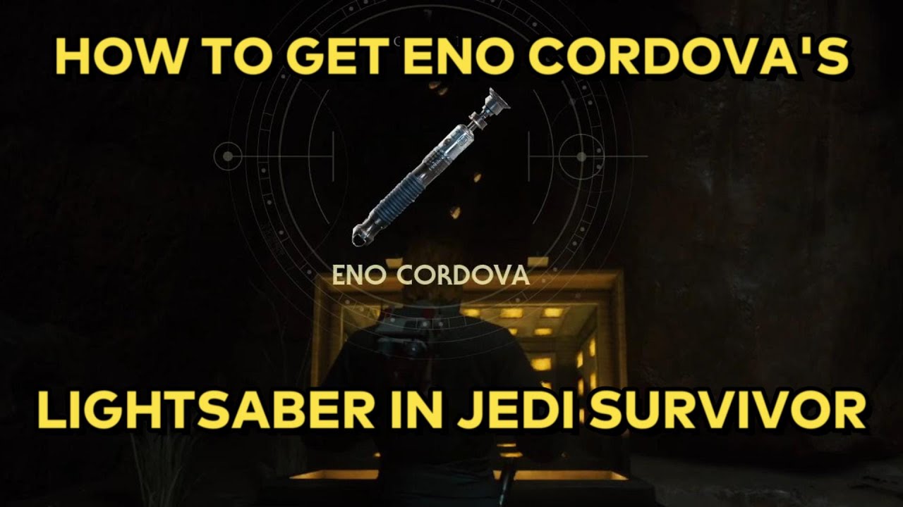 How to Unlock and Equip Eno Cordovas Lightsaber in Star Wars Jedi Survivor