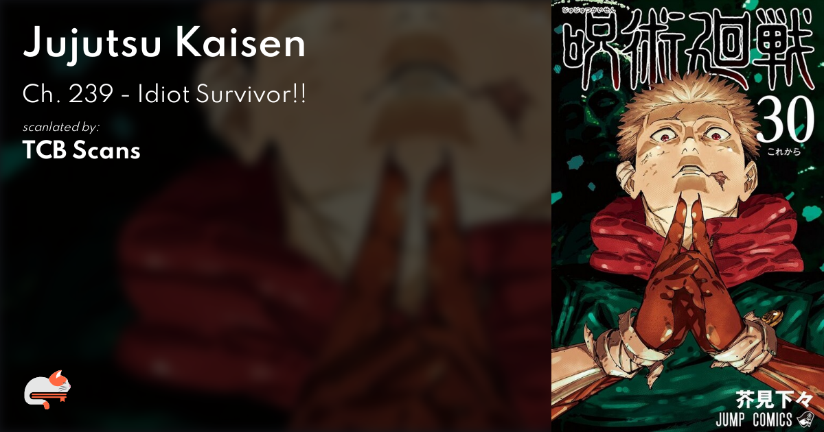 MangaDex Update: Jujutsu Kaisen 239 Survivor Chapter is Live