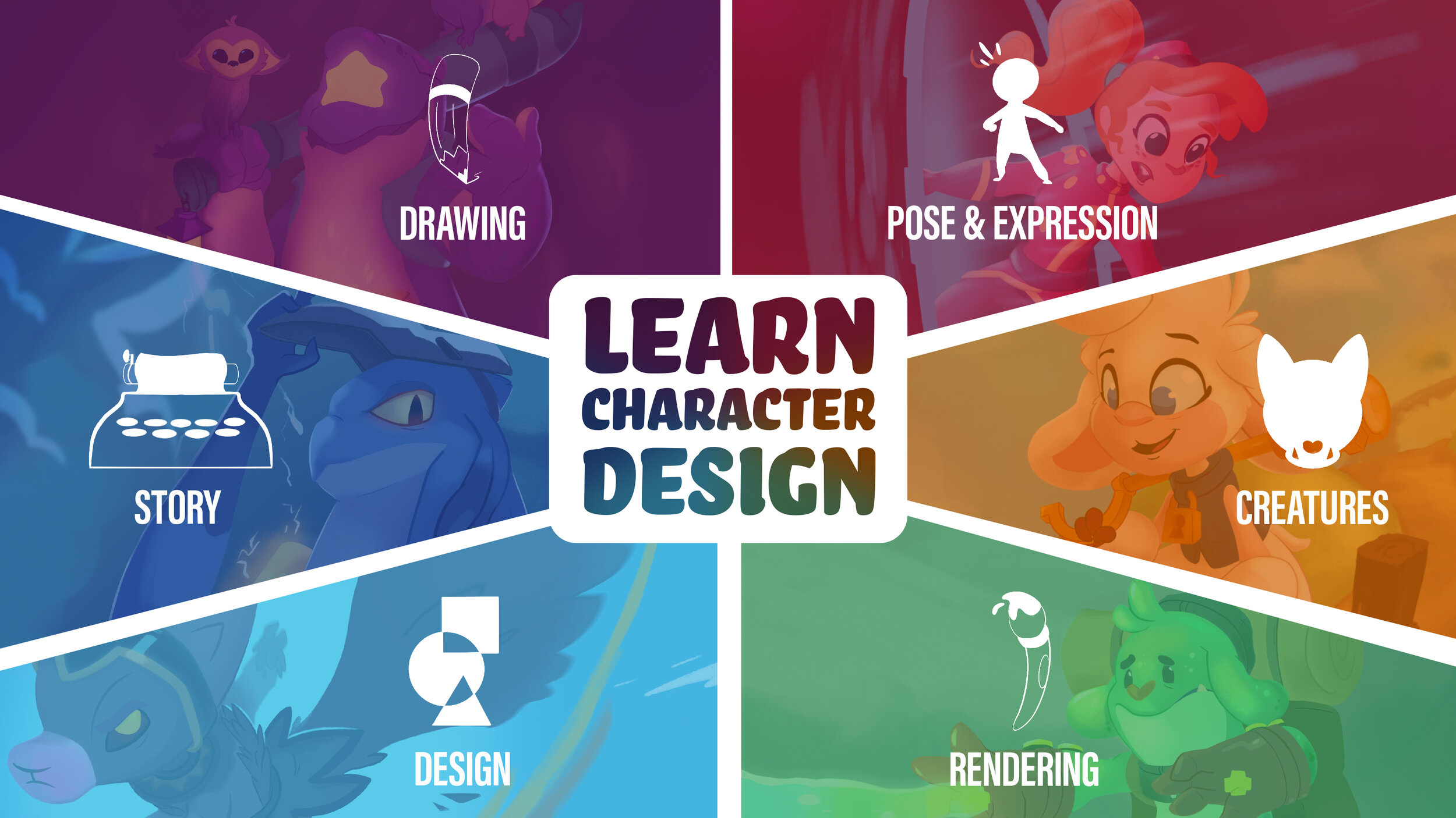 Want Cute Game Characters? Learn How to Design Them Step by Step