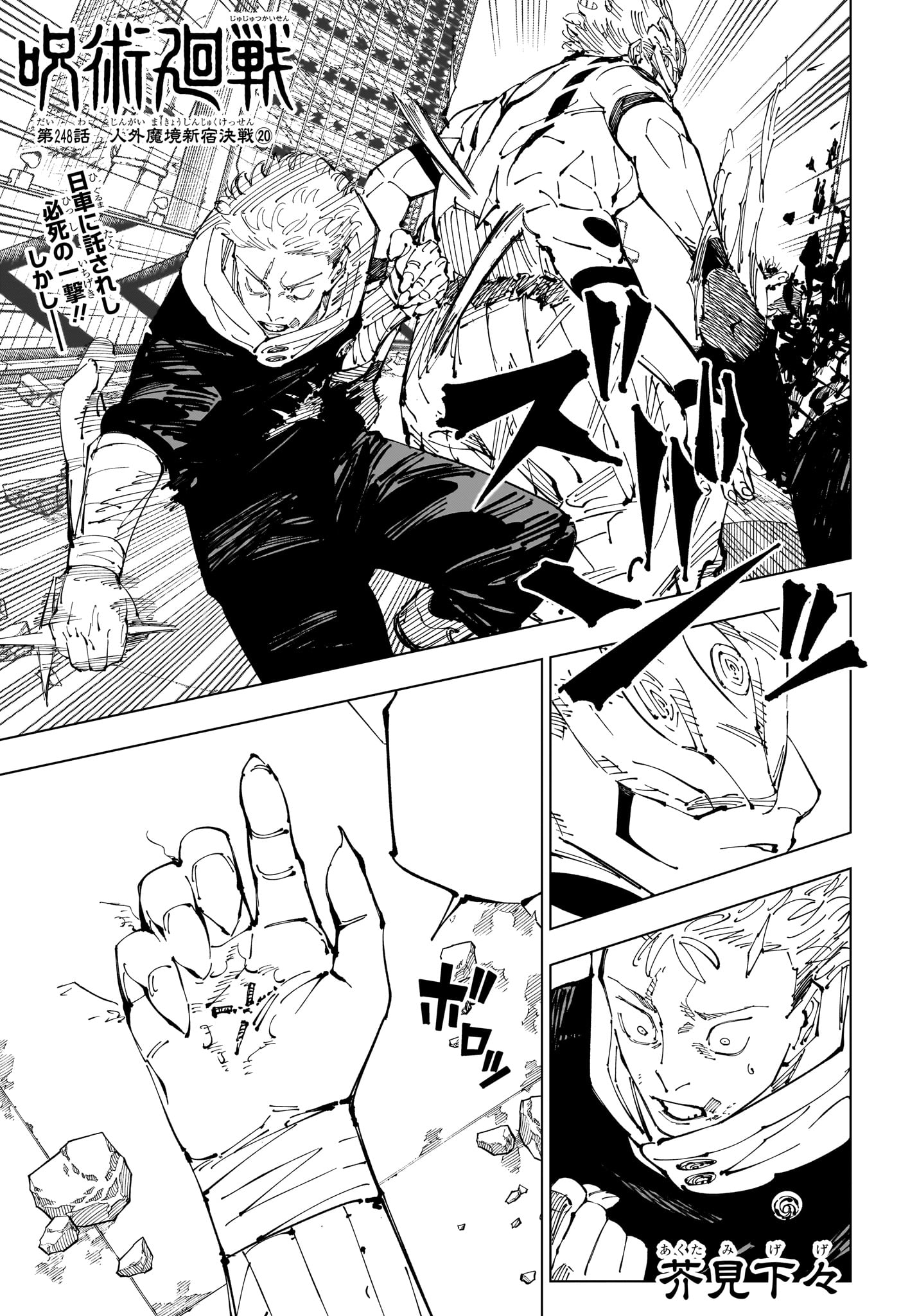 Jujutsu Kaisen Chapter 248: What Will Happen Next