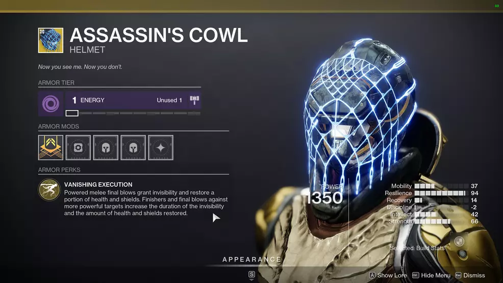 Hunter Exotic Helmets Guide: Perks, Stats, and Builds