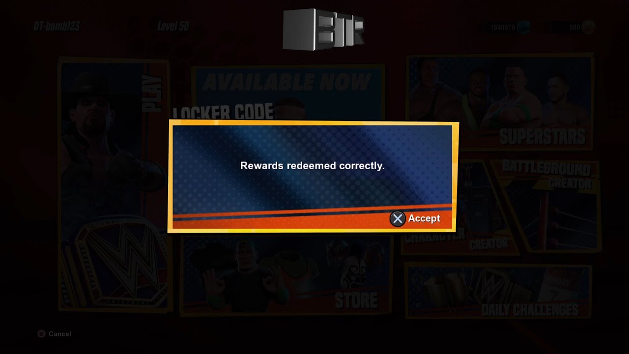 How to Input WWE Battlegrounds Locker Codes on Your Device