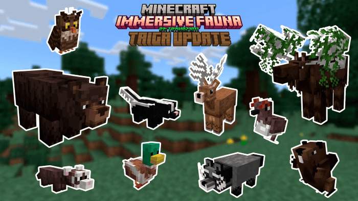 Download Immersive Fauna All Biomes Pack Invisible Mobs Today